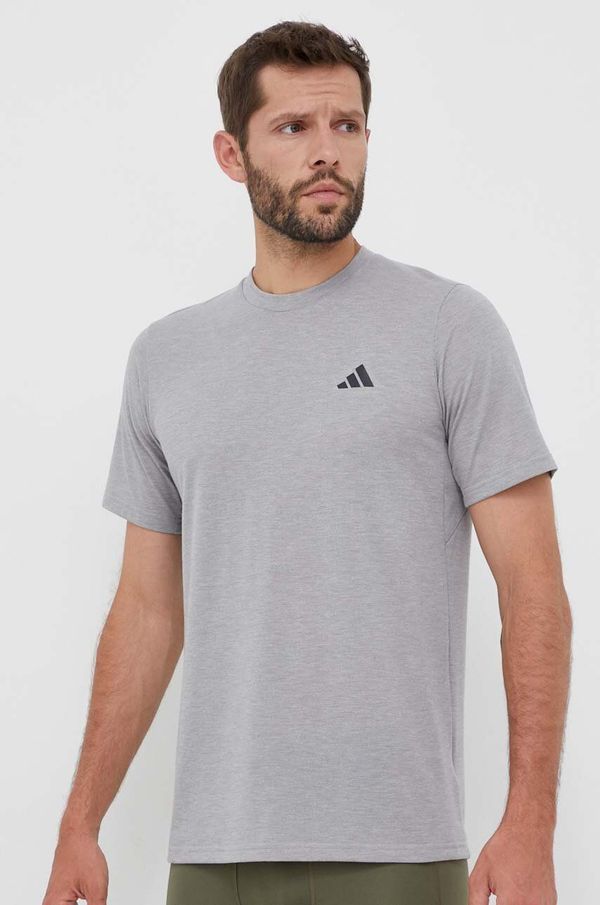 adidas Performance Majica kratkih rukava za trening adidas Performance Train Essentials Comfort boja: siva, melanž