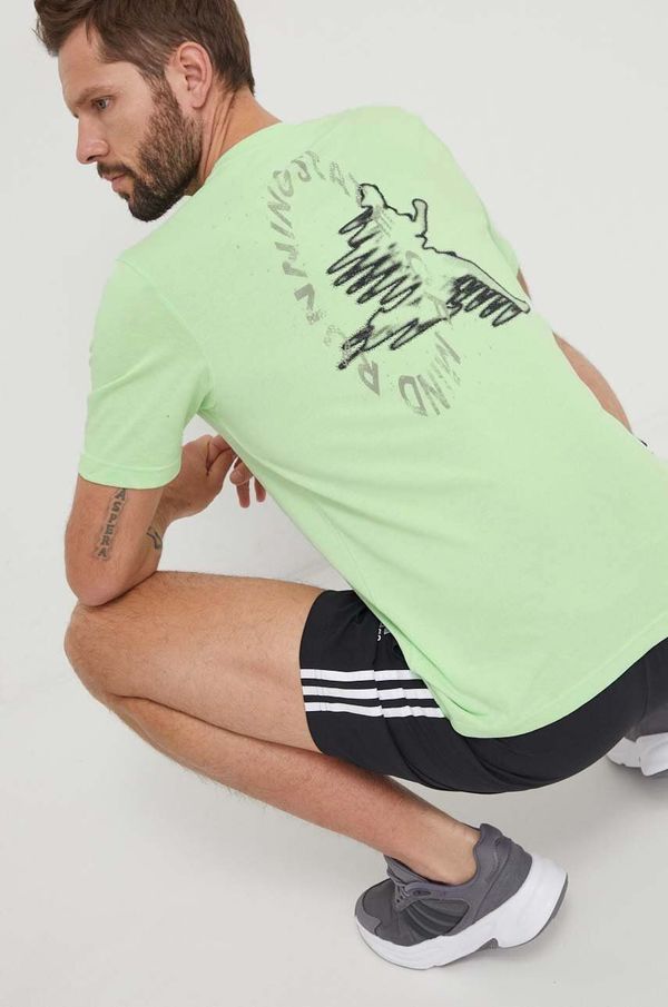 adidas Performance Majica kratkih rukava za trening adidas Performance Training Essential boja: zelena, s tiskom