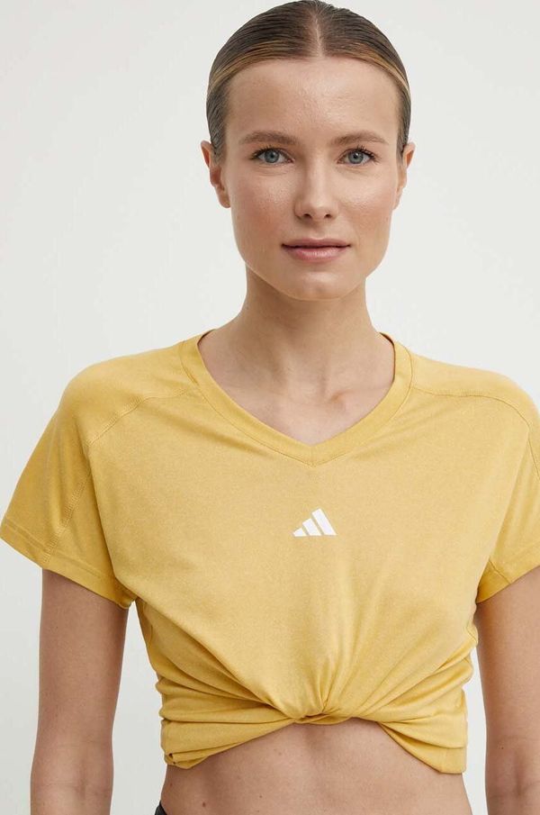 adidas Performance Majica kratkih rukava za trening adidas Performance Training Essentials boja: žuta, IS3966