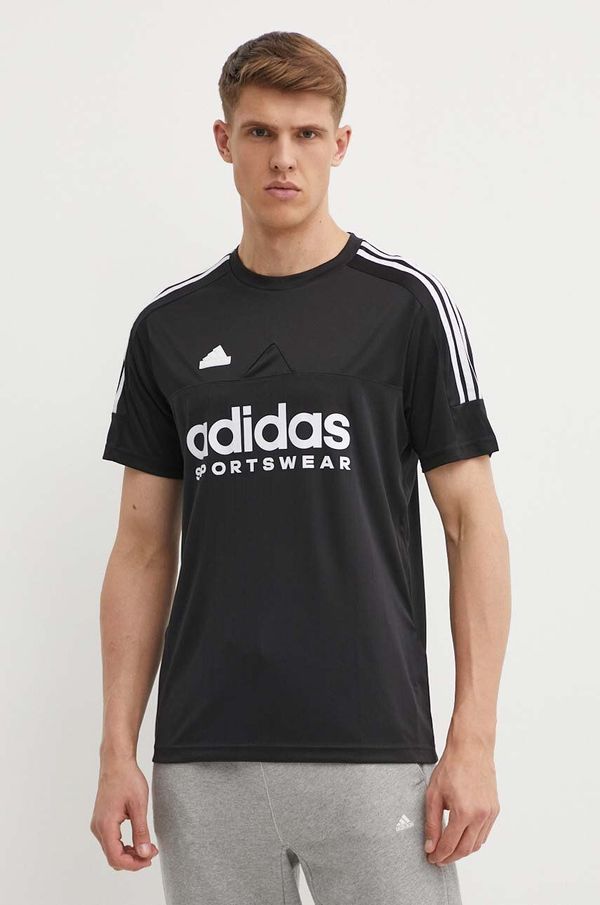 adidas Majica kratkih rukava za trening adidas Tiro boja: crna, s tiskom, IP3779