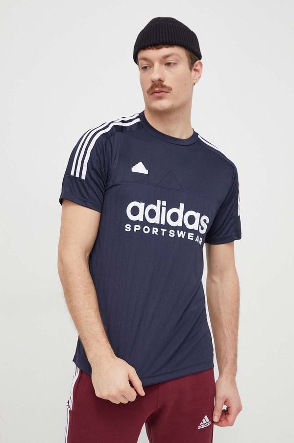 adidas Majica kratkih rukava za trening adidas TIRO boja: tamno plava, s tiskom