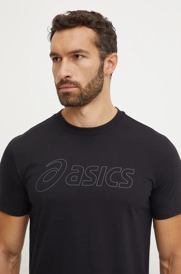 Asics Majica kratkih rukava za trening Asics boja: crna, s tiskom, 2031E188