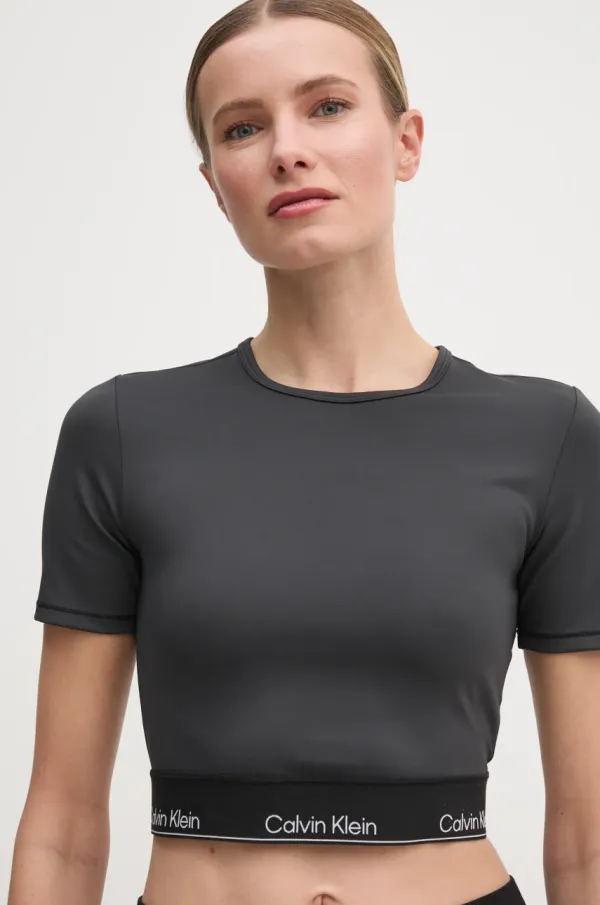 Calvin Klein Performance Majica kratkih rukava za trening Calvin Klein Performance boja: crna, LVGWS5K144