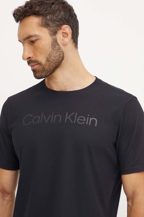 Calvin Klein Performance Majica kratkih rukava za trening Calvin Klein Performance boja: crna, s tiskom, 00GMF4K124