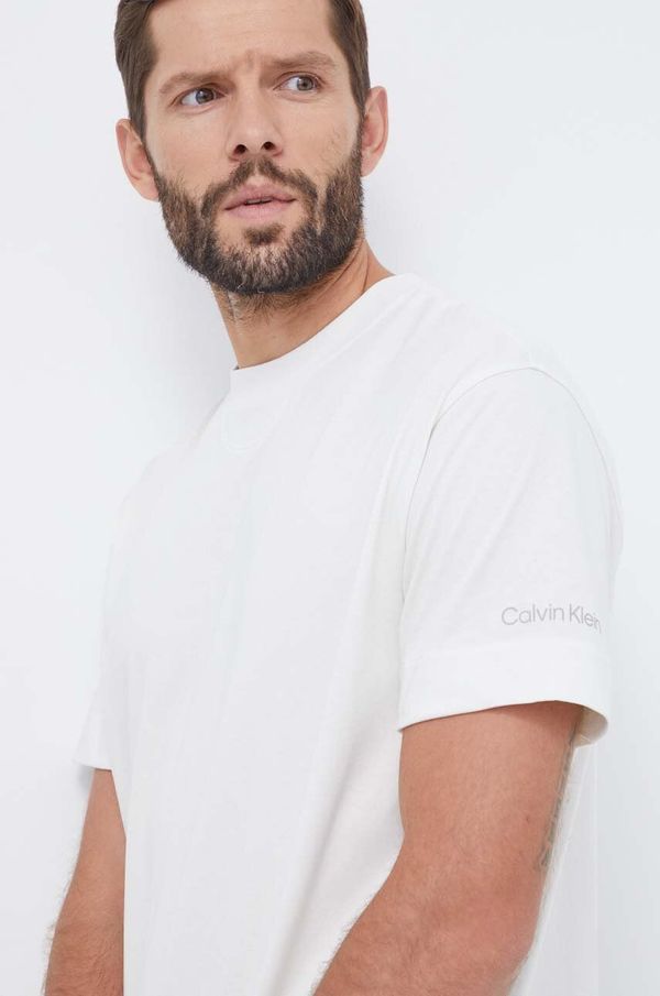 Calvin Klein Performance Majica kratkih rukava za trening Calvin Klein Performance boja: siva, bez uzorka