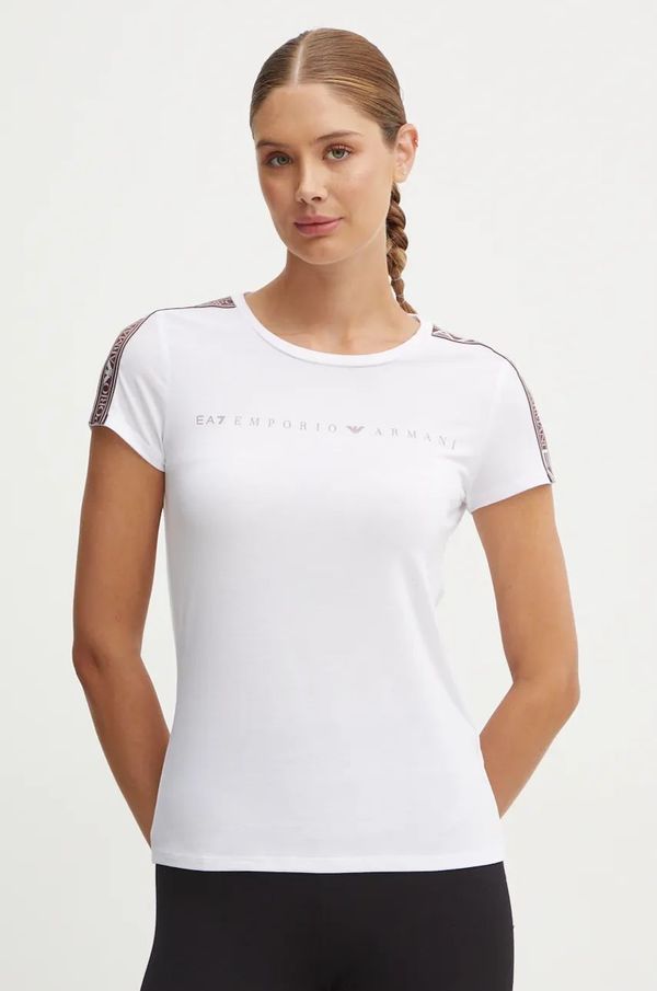 EA7 Emporio Armani Majica kratkih rukava za trening EA7 Emporio Armani boja: bijela, TJKUZ.6DTT03