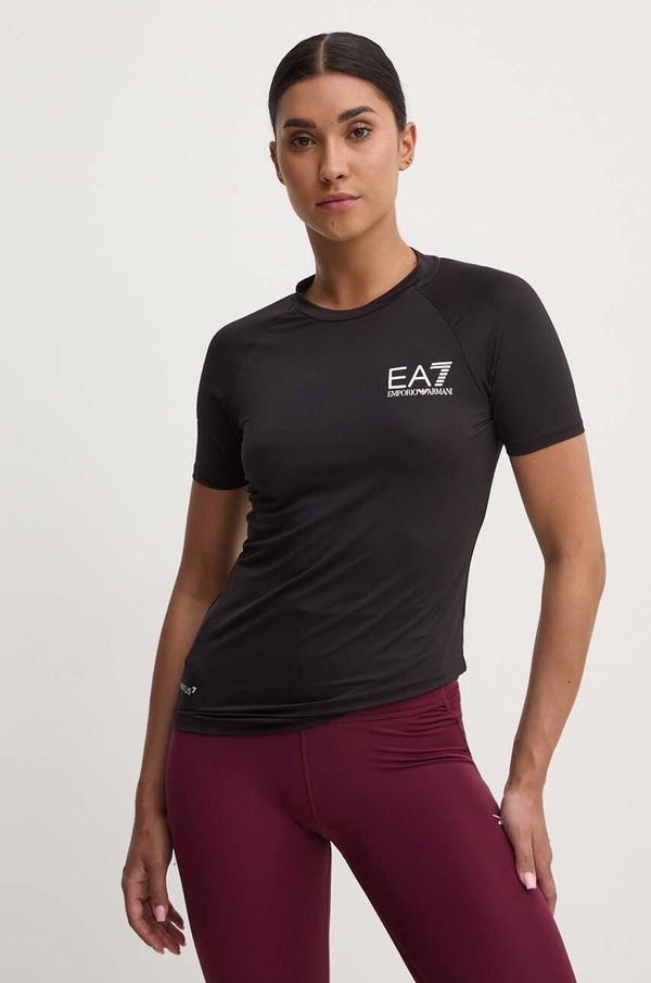 EA7 Emporio Armani Majica kratkih rukava za trening EA7 Emporio Armani boja: crna, TJEMZ.8NTT70