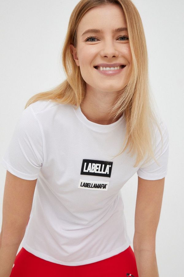 Labellamafia Majica kratkih rukava za trening LaBellaMafia Go On boja: bijela
