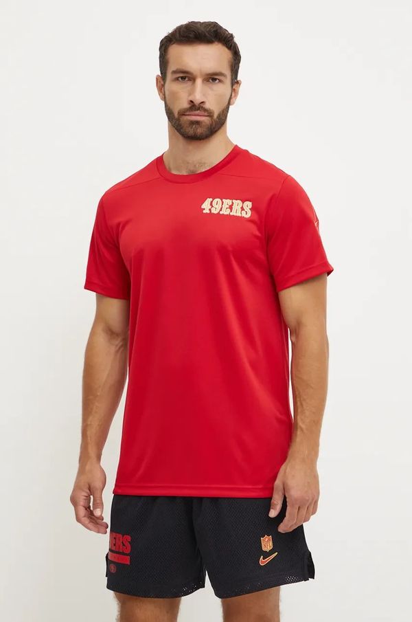 Nike Majica kratkih rukava za trening Nike San Francisco 49ers boja: crvena, s tiskom, 02ES-084K-73-K0Z