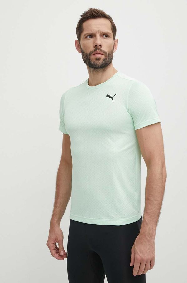 Puma Majica kratkih rukava za trening Puma Favourite Blaster boja: zelena, bez uzorka, 522351