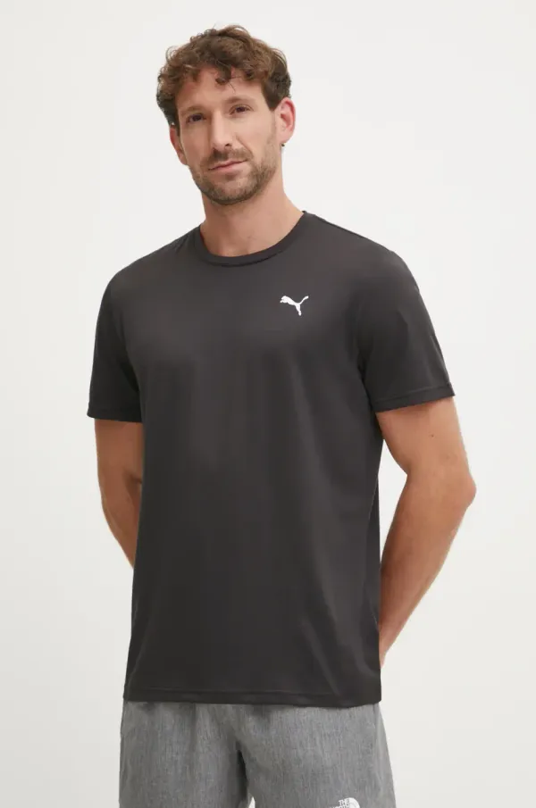 Puma Majica kratkih rukava za trening Puma Tad Essentials boja: crna, bez uzorka, 525908