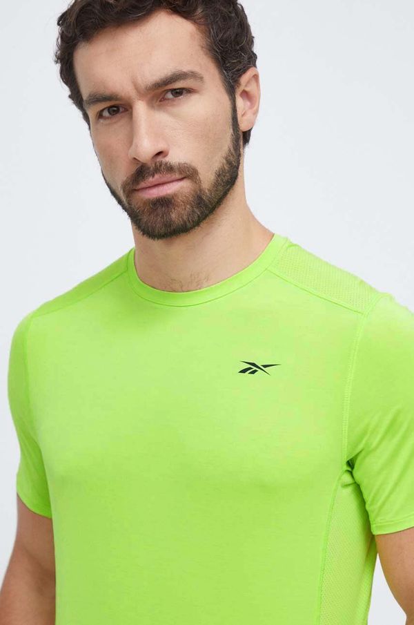 Reebok Majica kratkih rukava za trening Reebok Activchill boja: zelena, bez uzorka