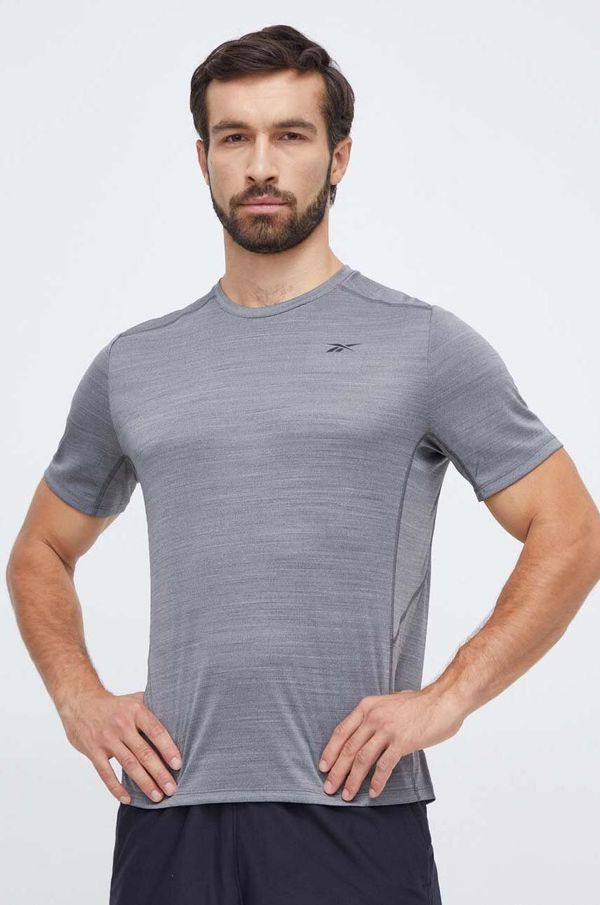Reebok Majica kratkih rukava za trening Reebok Motionfresh Athlete boja: siva, melanž