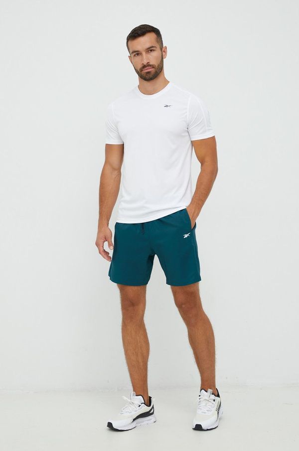 Reebok Majica kratkih rukava za trening Reebok Tech , boja: bijela, jednobojni model