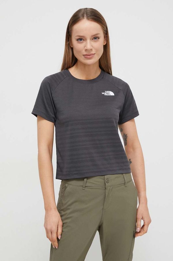 The North Face Majica kratkih rukava za trening The North Face boja: siva