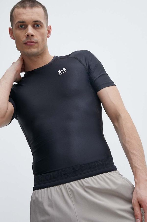 Under Armour Majica kratkih rukava za trening Under Armour HG Iso-Chill Compression boja: crna, bez uzorka