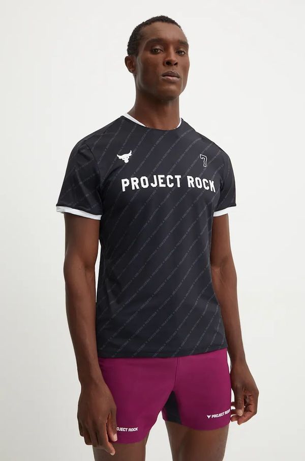 Under Armour Majica kratkih rukava za trening Under Armour Project Rock boja: crna, s uzorkom, 1387512