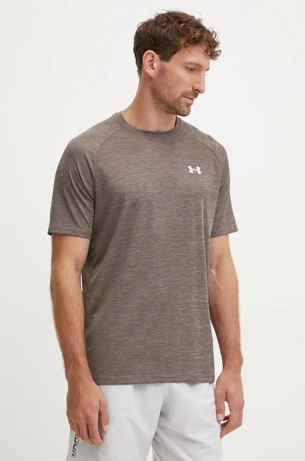 Under Armour Majica kratkih rukava za trening Under Armour Tech Textured boja: siva, melanž