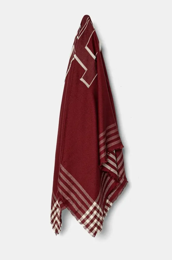 Tommy Hilfiger Marama Tommy Hilfiger za žene, boja: bordo, s uzorkom, AW0AW16651