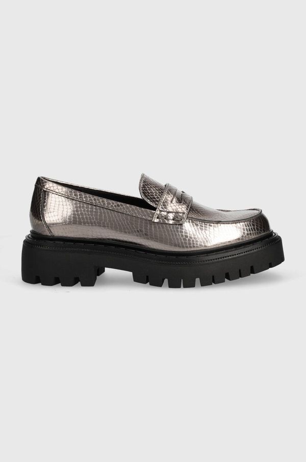 Aldo Mokasinke Aldo Bigstrut za žene, boja: srebrna, s platformom, 13620575.Bigstrut