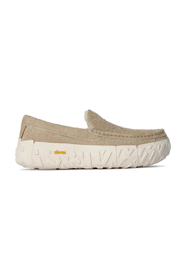 Ugg Mokasinke od brušene kože UGG Ascot Wrap Tech za muškarce, boja: bež, 1167670-MDSD