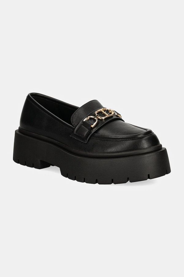 Twinset Mokasinke Twinset za žene, boja: crna, s platformom, 242TCP060