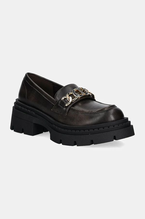 Twinset Mokasinke Twinset za žene, boja: smeđa, s platformom, 242TGT114
