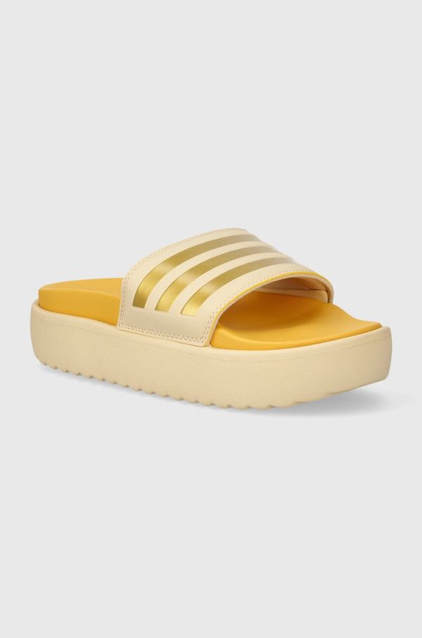 adidas Natikače adidas za žene, boja: žuta, s platformom, IF3422
