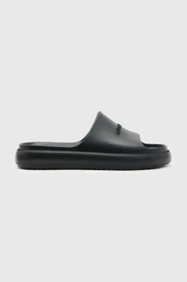 AllSaints Natikače AllSaints Dune Slider za muškarce, boja: crna, M023FA