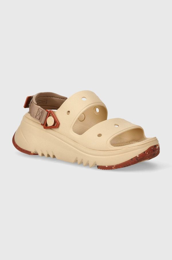 Crocs Natikače Crocs Classic Hiker Xscape za žene, boja: bež, s platformom, 208181.2DS