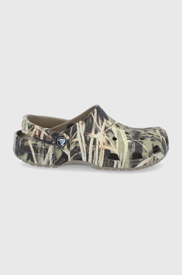 Crocs Natikače Crocs Classic Realtree boja: zelena, CLASSIC.REALTREE.12132-khaki