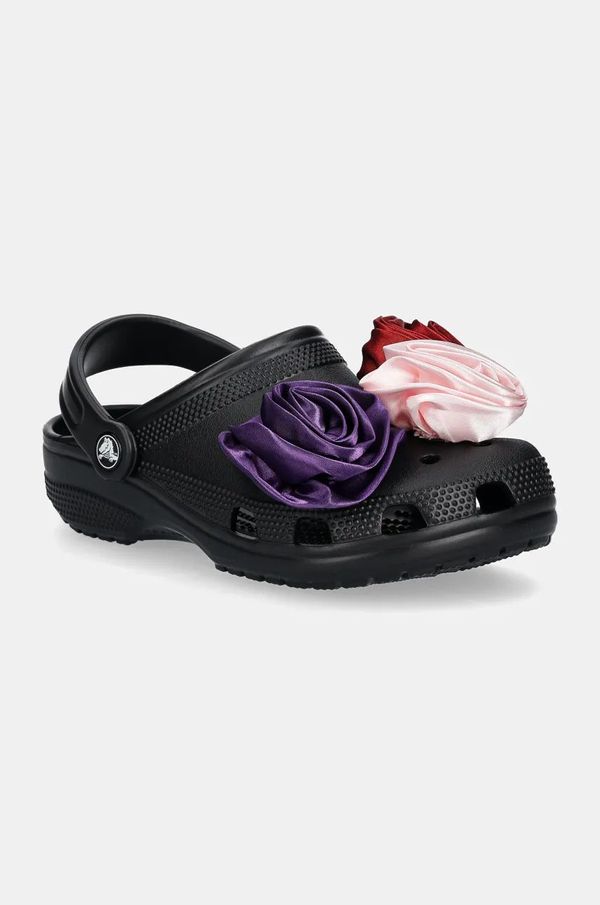 Crocs Natikače Crocs Classic Rossete Clog za žene, boja: crna, 210388