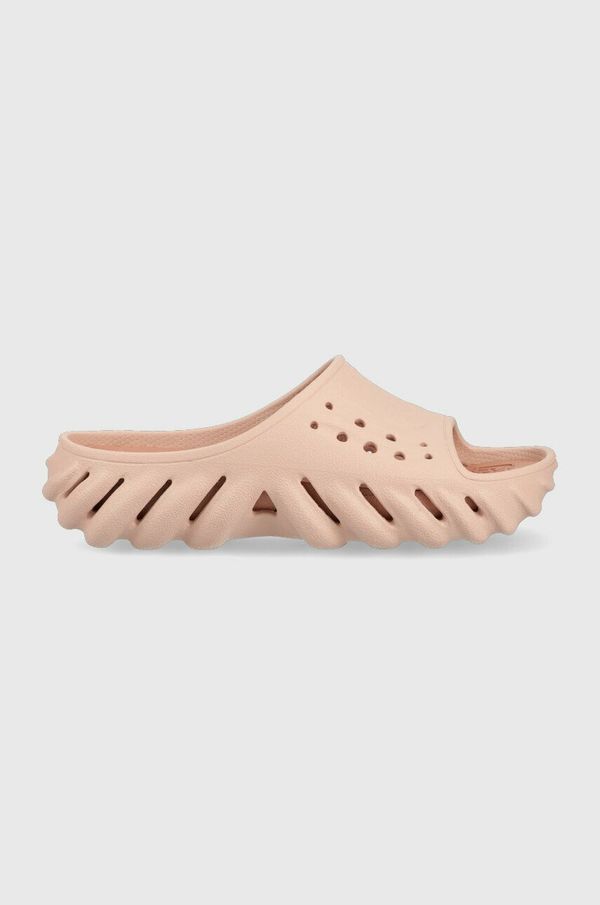 Crocs Natikače Crocs ECHO SLIDE za žene, boja: ružičasta, s platformom, 208170.6TY-6TY