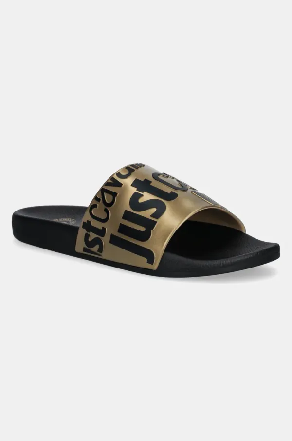 Just Cavalli Natikače Just Cavalli za muškarce, boja: crna, 78QA3SZ1ZS785PL9