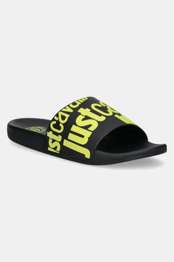 Just Cavalli Natikače Just Cavalli za muškarce, boja: crna, 78QA3SZ1ZS785S20