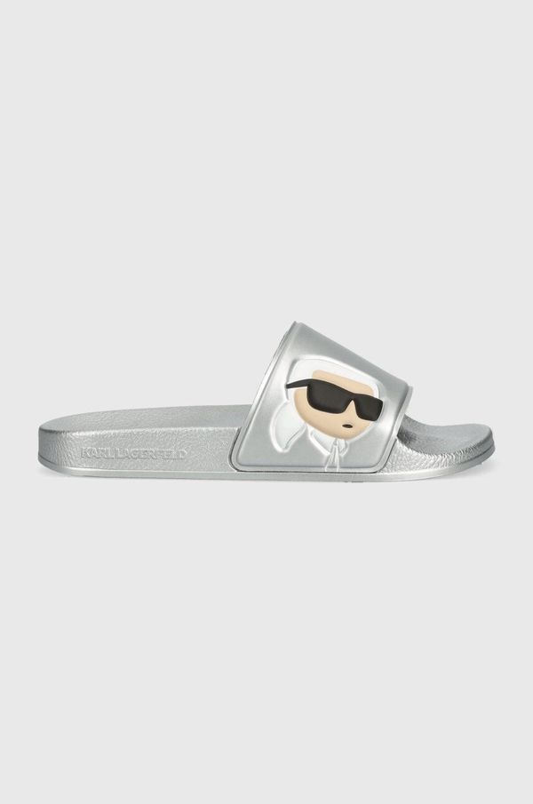 Karl Lagerfeld Natikače Karl Lagerfeld KONDO za žene, boja: srebrna, KL80905N