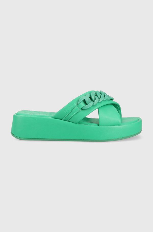 Mexx Natikače Mexx Lexi za žene, boja: zelena, s platformom, MXBN008203W