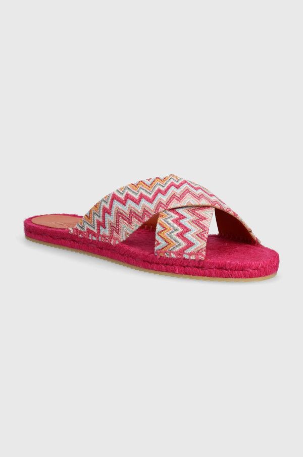 Missoni Natikače Missoni Harlow za žene, boja: ružičasta, M28_004