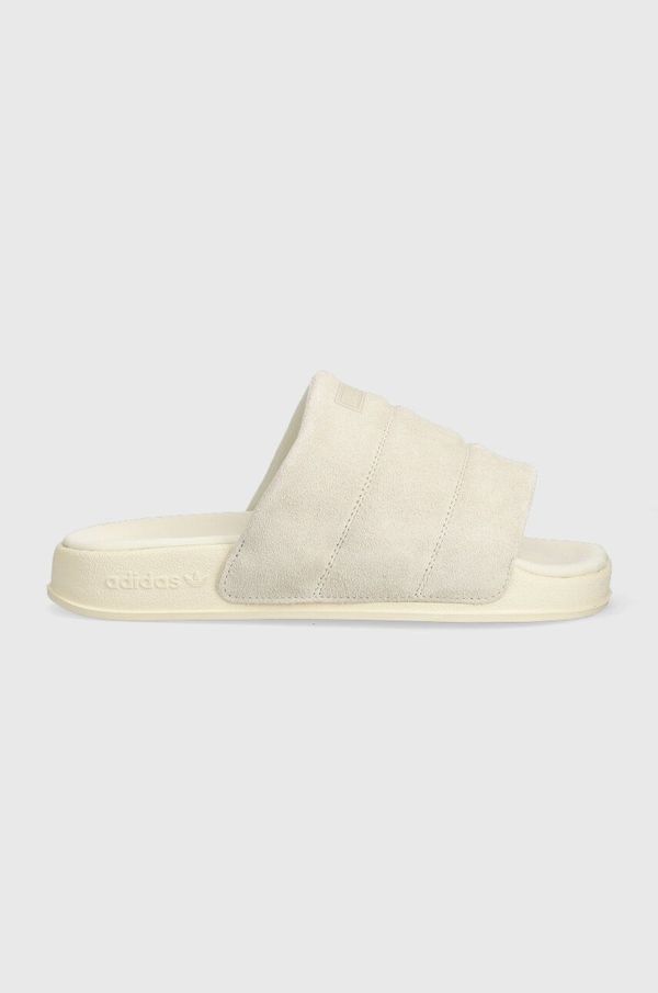 adidas Originals Natikače od brušene kože adidas Originals Adiette Essential za žene, boja: bež, IE9648