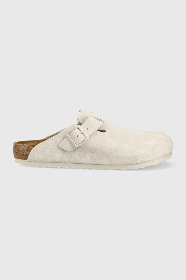 Birkenstock Natikače od brušene kože Birkenstock Boston boja: bijela, Boston, 1024731-White