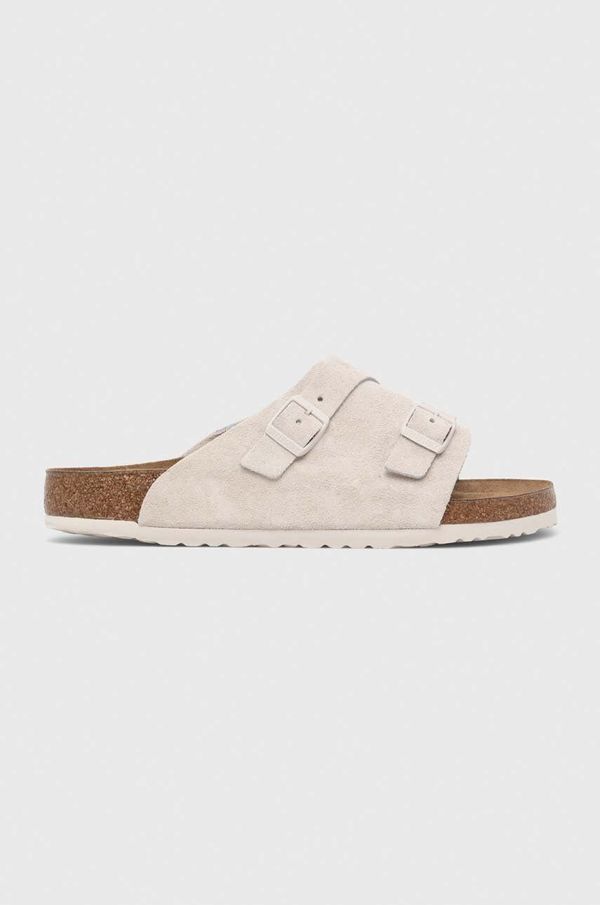 Birkenstock Natikače od brušene kože Birkenstock Zürich za muškarce, boja: bež, 1025028