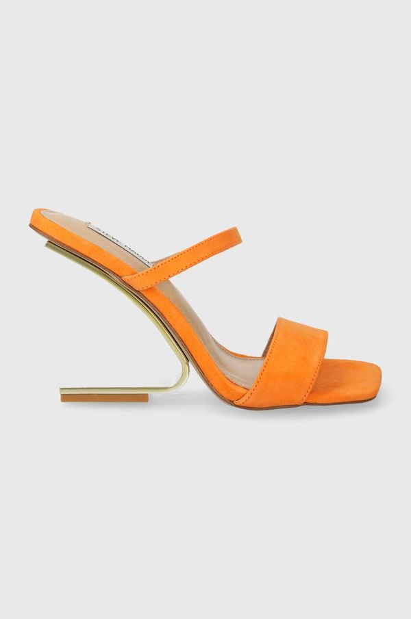 Steve Madden Natikače od brušene kože Steve Madden Lotus za žene, boja: narančasta, s tankom potpeticom, SM11002985