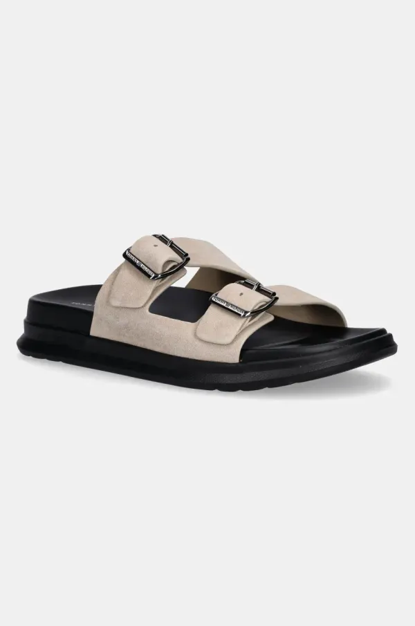 Tommy Hilfiger Natikače od brušene kože Tommy Hilfiger D DENSITY HILFIGER SDE SAND za muškarce, boja: bež, FM0FM05413