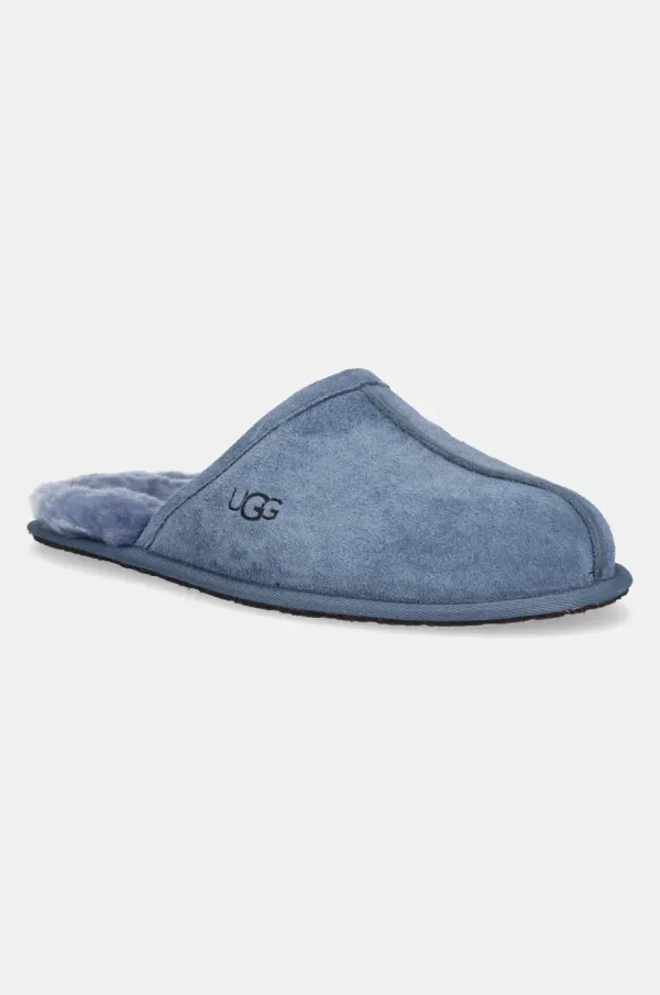 Ugg Natikače od brušene kože UGG Scuff boja: tamno plava, 1101111-PFCB
