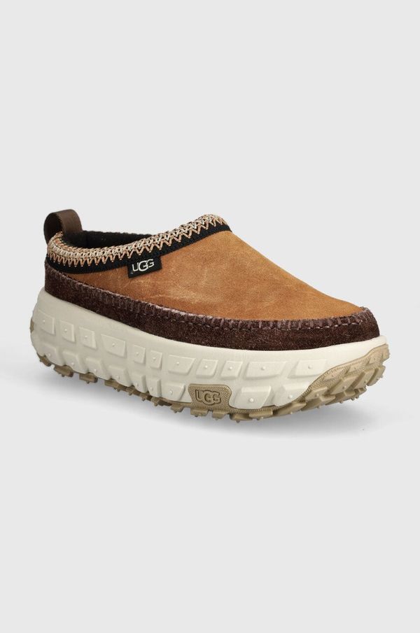 Ugg Natikače od brušene kože UGG Venture Daze za muškarce, boja: smeđa, 1154530