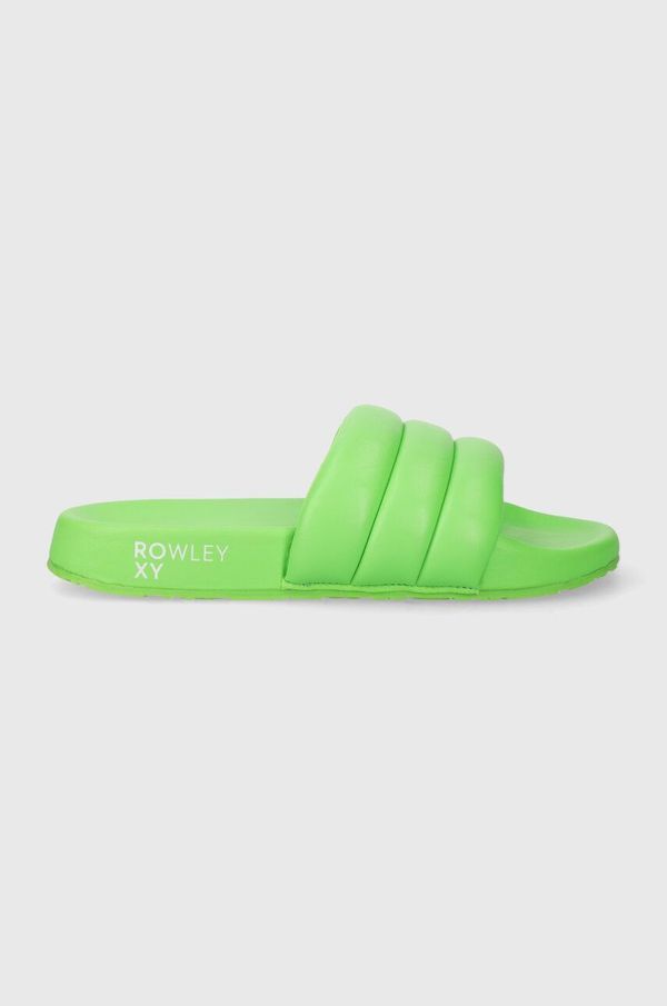 Roxy Natikače Roxy x Rowley za žene, boja: zelena