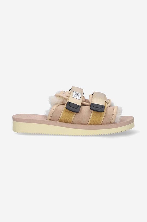Suicoke Natikače Suicoke za žene, boja: bež, MOTO.M2AB.BEIGE-BEIGE