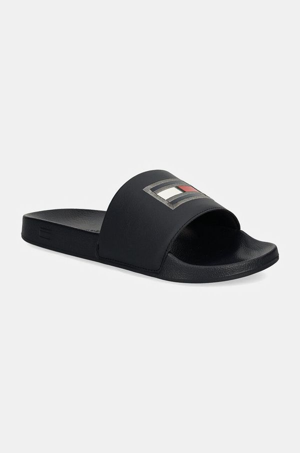 Tommy Hilfiger Natikače Tommy Hilfiger FLAG HILFIGER POOL SLIDE za muškarce, boja: tamno plava, FM0FM05232