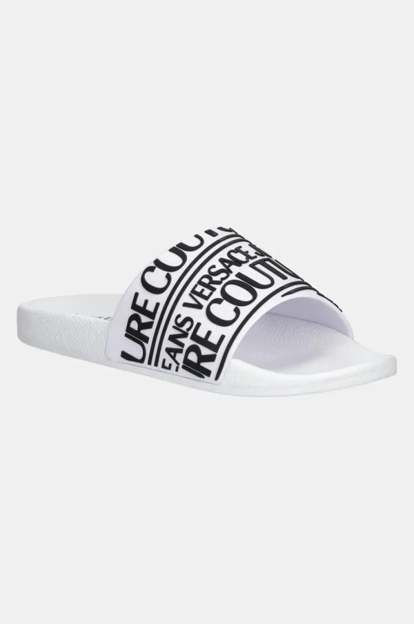 Versace Jeans Couture Natikače Versace Jeans Couture za muškarce, boja: bijela, 78YA3SQ1 71352 003