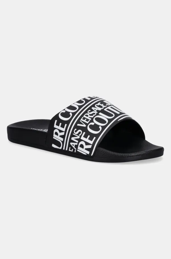 Versace Jeans Couture Natikače Versace Jeans Couture za muškarce, boja: crna, 78YA3SQ1 71352 899